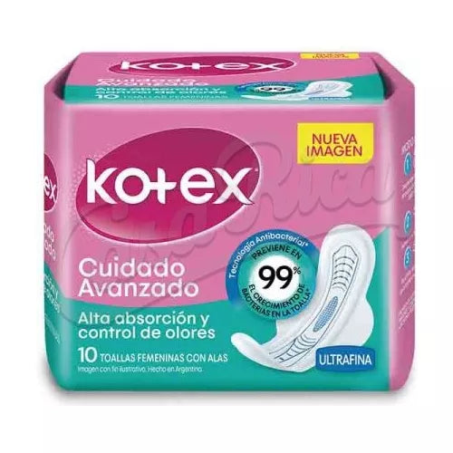 Kotex Antibacterial UltraFina x 10 unidades kotex